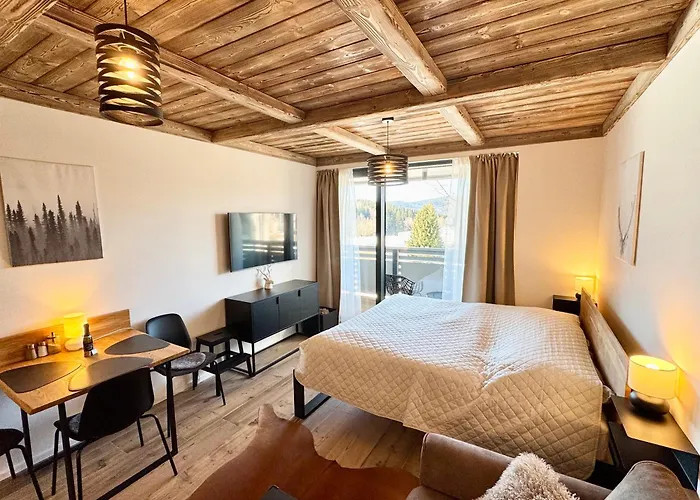 Corso Rustic Luxury Apartment Harrachov, Ski In - Ski Out, High Speed Wi-Fi, Smart Tv